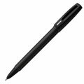 Bolígrafo negro con punta fina de 0.5 mm y tinta de secado rápido