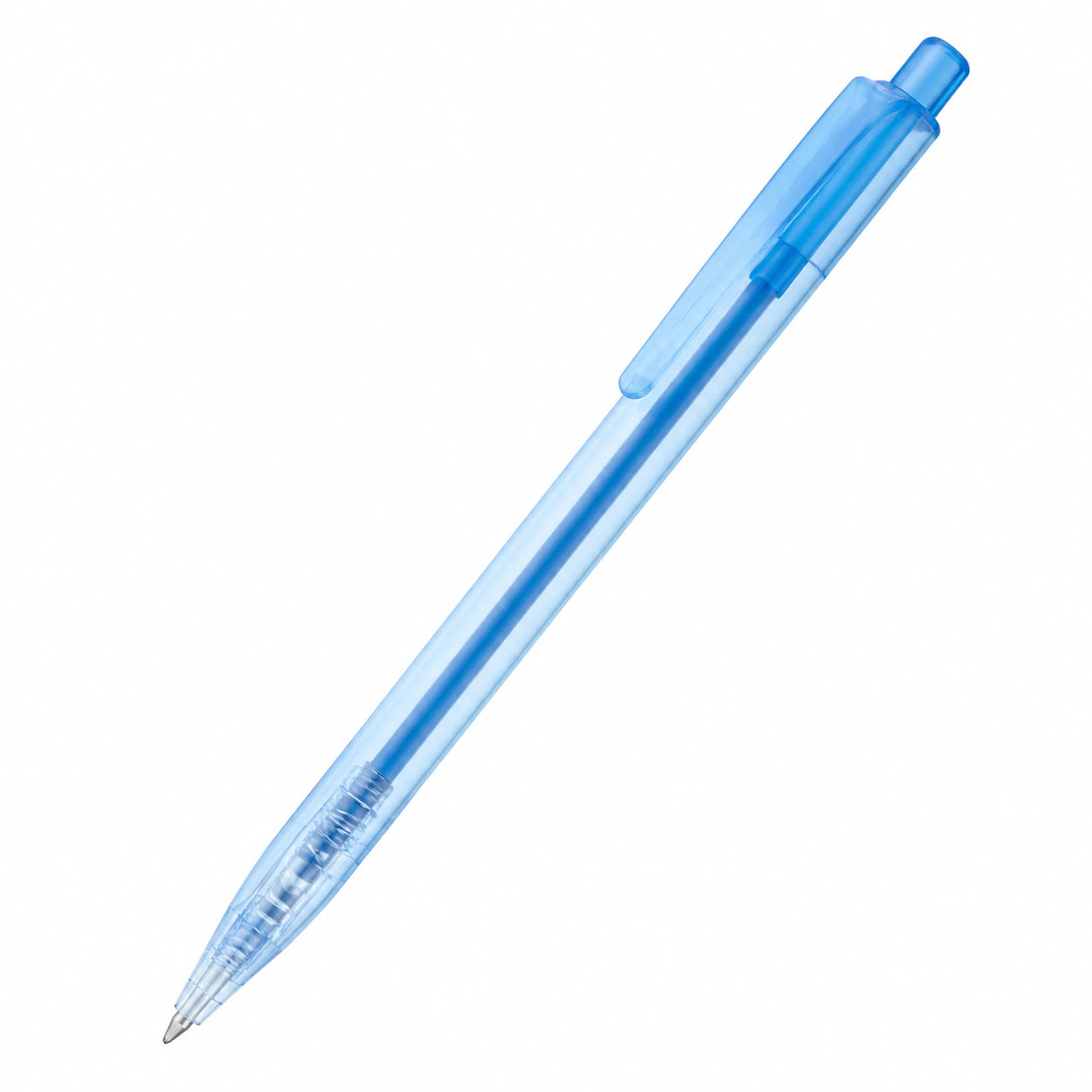Bolígrafo Retráctil Azul con Punta Fina de 0.7 mm