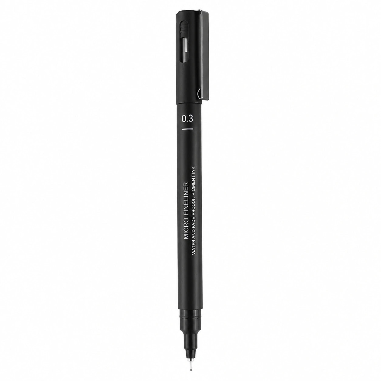 Rotulador Micro Fineliner Negro 0.3mm Resistente al Agua