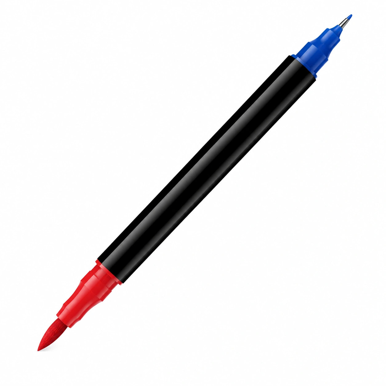 Rotulador de Doble Punta Azul y Rojo