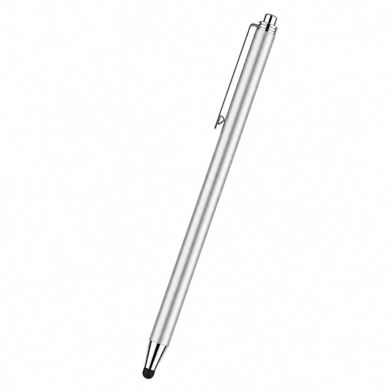 Lápiz Táctil Capacitivo Plateado para Pantallas