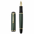 Pluma Estilográfica Verde con Detalles Dorados