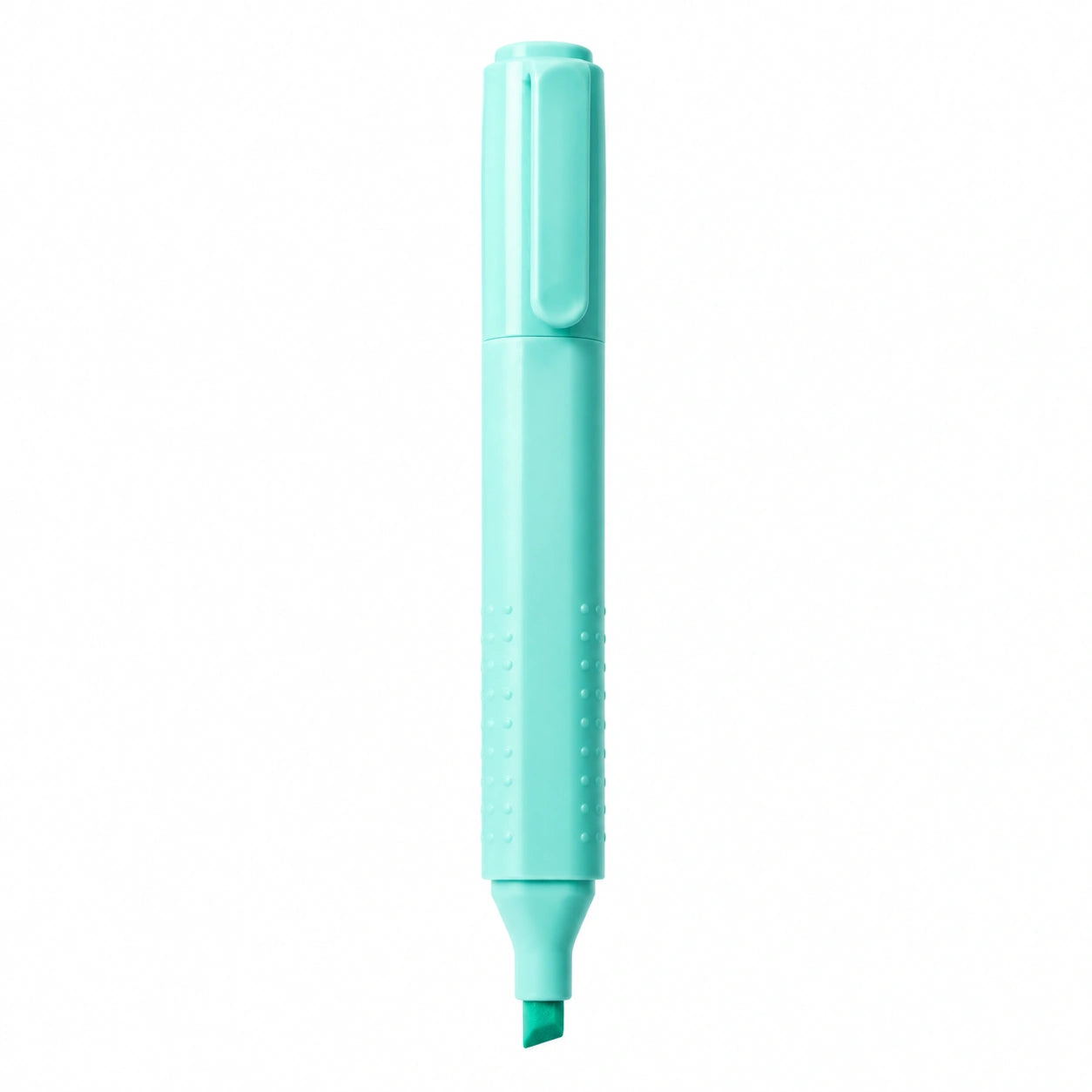 Marcador Fluorescente Menta con Punta Biselada